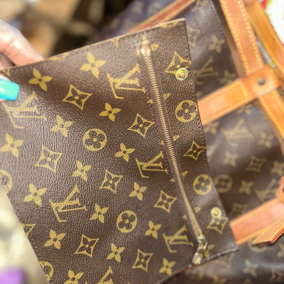 Authentic VINTAGE Louis Vuitton Randonnee GM Monogram Backpack Bag & pouch💎 - Picture 10 of 12